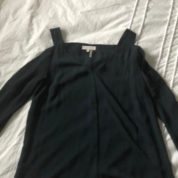 Nordstrom emerald green cold shoulder top - Picture 1 of 2